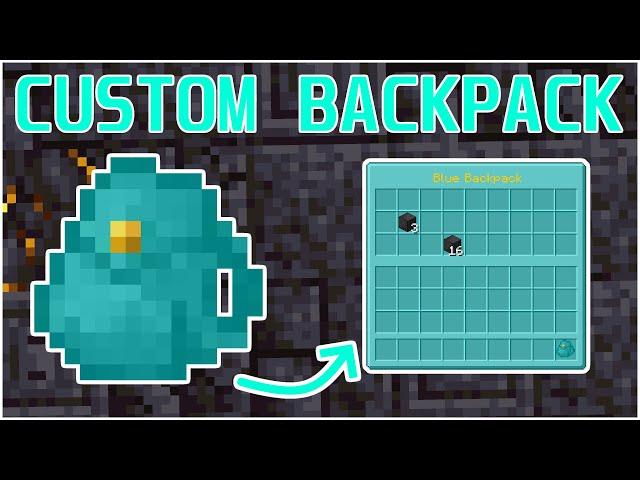 Custom Backpacks (Mcreator 2021.1)