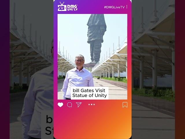 Microsoft founder Bill Gates visited Statue of Unity Today #statueofunity #billgates #india