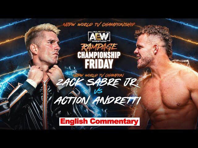 FULL MATCH! Zack Sabre Jr. vs Action Andretti｜NJPW WORLD TV CHAMPIONSHIP MATCH｜#AEWRampage 6/2/23