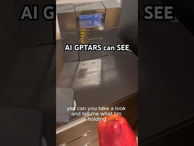 AI powered GPTARS can SEE #shorts