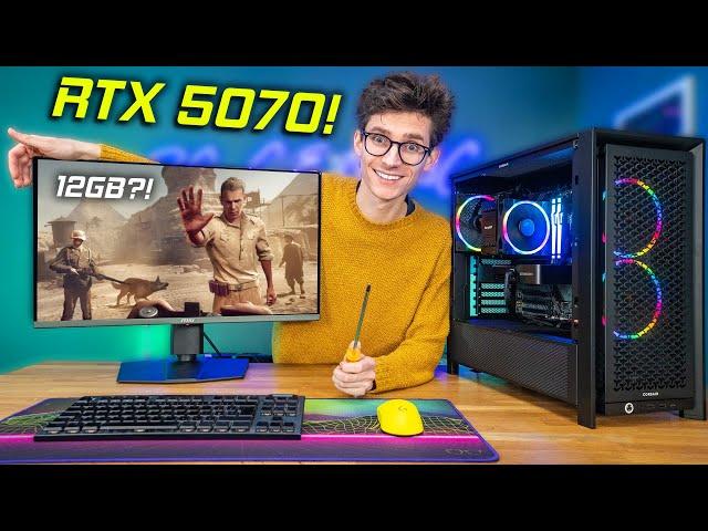 The Surprising RTX 5070 Gaming PC Build 2025! w/ Gameplay Benchmarks!