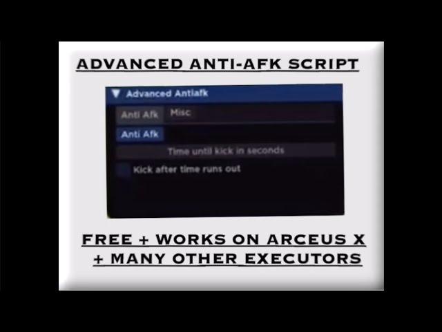 ROBLOX ANTI-AFK SCRIPT | THE ONE THING YOU NEED TO KNOW | SCRIPT LINK IN COMMENTS AND DESCRIPTION