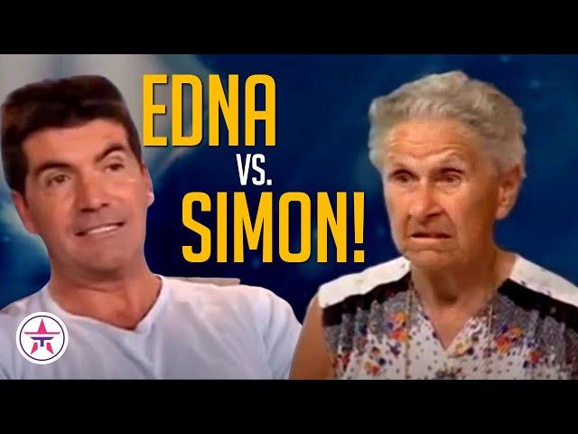 86-Year-Old Grandma Puts Simon In His Place!