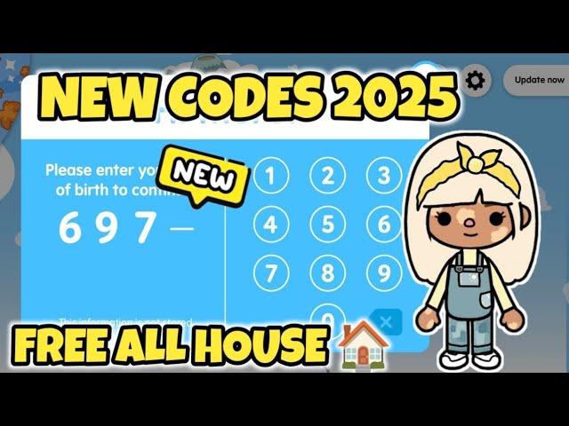 Unlock All House 2025 ️ Toca Life World  Free Code 2025 - Toca Boca with Proof