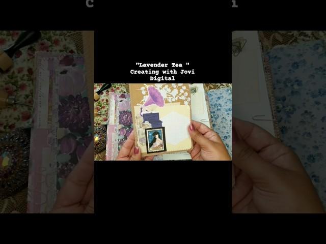 Lavender Tea Digital Kit Flip through | Project Share @CreatingwithJovi