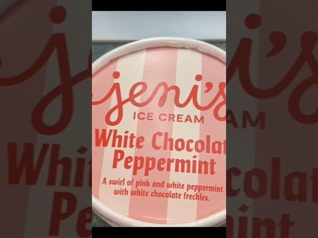 Trying new Jeni’s ice cream flavors! #icecream #jenisicecream #jenis #eggnog #peppermint