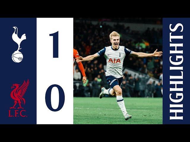 Tottenham Hotspur 1-0 Liverpool | Carabao Cup Highlights | Bergvall settles semi-final first leg!