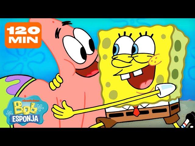 Bob Esponja | 120 MINUTOS de Bob Esponja & Patrick  | Bob Esponja em Português