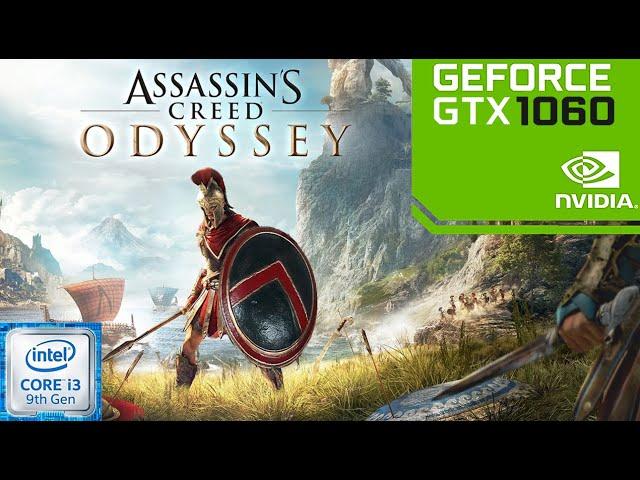 ASSASSIN'S CREED ODYSSEY Gameplay On GTX 1060 3GB - I3 9100F - 1080p