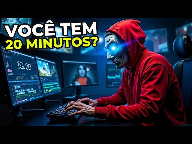 VOCÊ PRECISA DE 20 MINUTOS POR DIA PRA FAZER VÍDEOS PARA UM CANAL ASSIM!