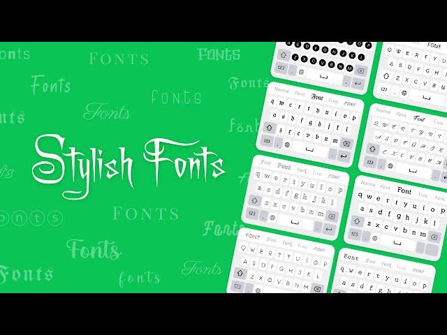 Stylish Fonts Keyboard - Android