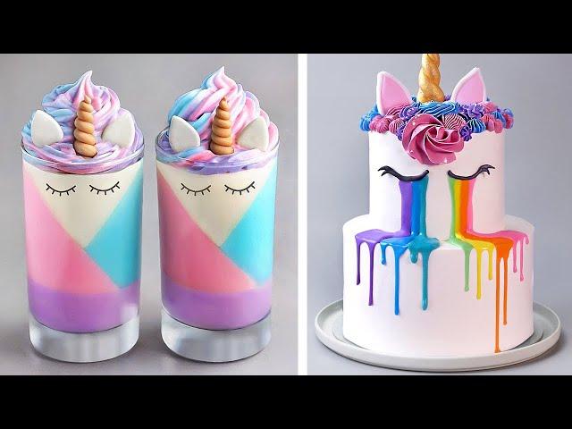 Amazing Unicorn Cake Decorating Ideas | Most Beautiful Rainbow Cake Tutorials | Easy Cake Ideas