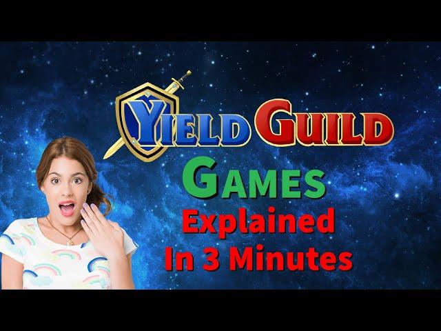 Yield Guild Games  (YGG)  Explained In 3 Minutes !!?