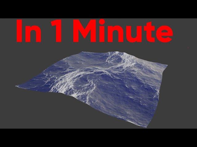 Create an Ocean in 1 Minute in Blender