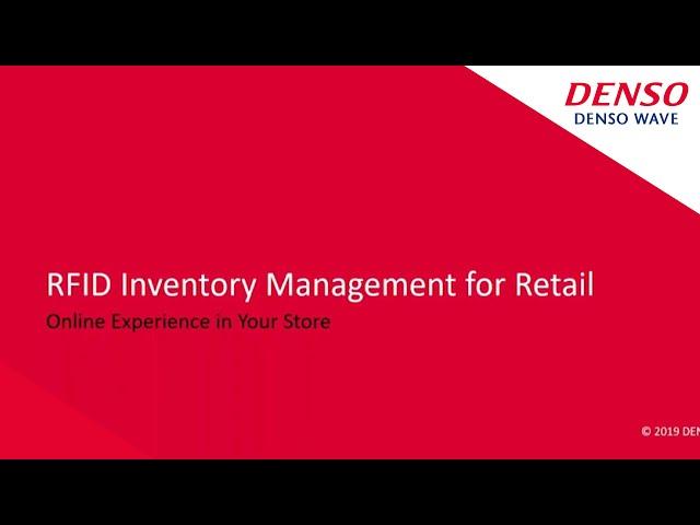 DENSO WAVE Lecture - RFID Inventory Management for Retail