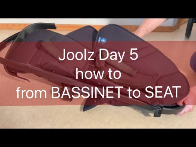 Joolz Day 5: Switching from Bassinet to Seat