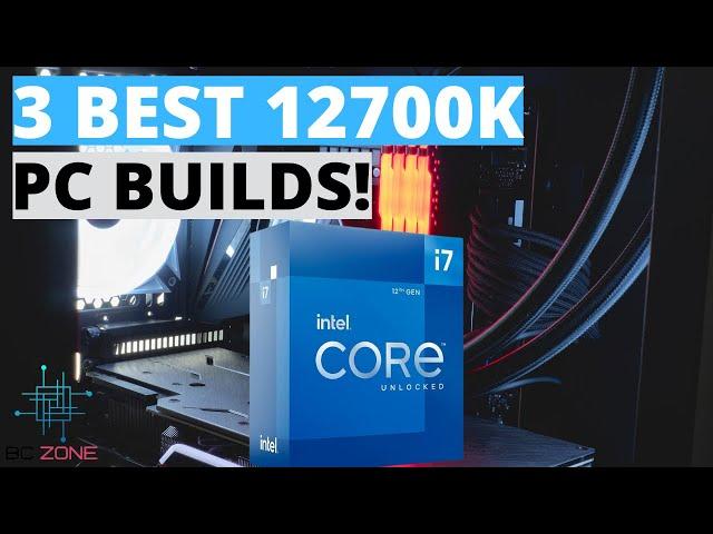 Top 3 Best Intel Core i7 12700k PC Builds In 2024!