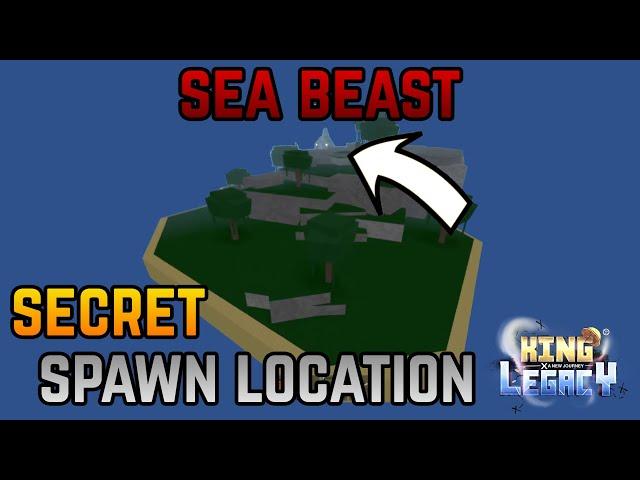 EVERY SEA BEAST SPAWN LOCATIONS | KING LEGACY