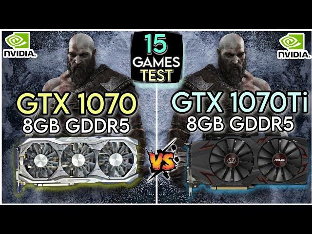 GTX 1070 vs GTX 1070 Ti | 15 Games Test | How Much Difference ?