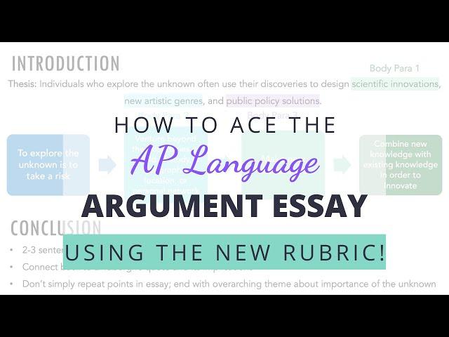 How to Ace the AP Language Argument Essay