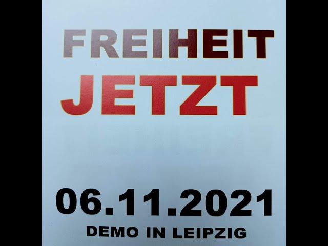 Oase der Musik: Danser Encore mit Corinna Gehre auf der Demo in Leipzig am 6. November 2021