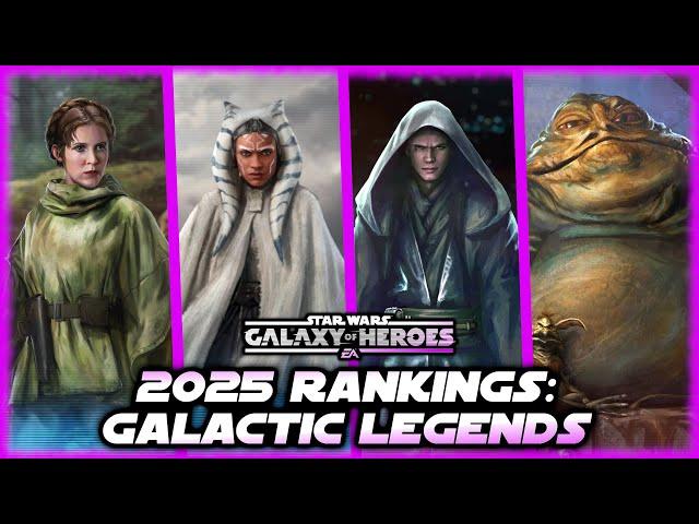 Ranking the Galactic Legends: 2025 in Star Wars Galaxy of Heroes!