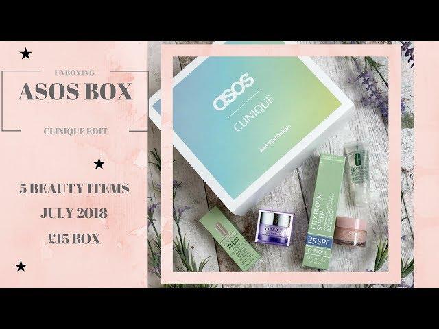 ASOS July 2018 Monthly Beauty Box Unboxing