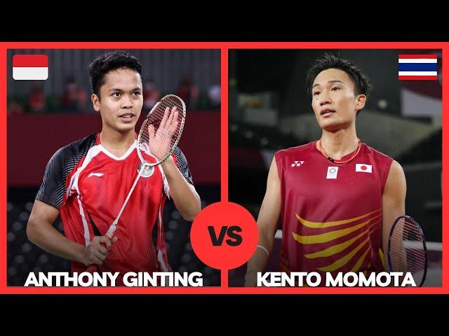 Anthony Ginting(INA) vs Kento Momota(JPN) Badminton Match Highlights | Revisit Thomas Cup 2022