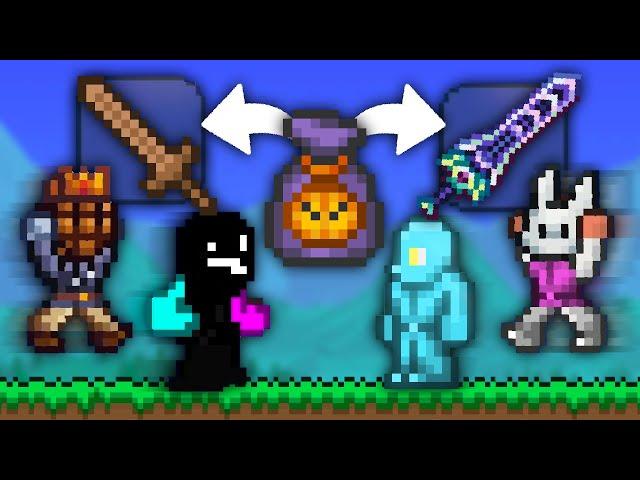 Terraria 2v2 Race, But Goodie Bags Give RANDOM Items...