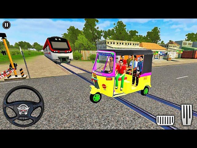 Indian Tuk Tuk Auto Rickshaw Driving #2 - Bus Simulator Indonesia - Android Gameplay