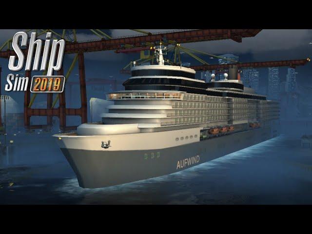 Ship Sim 2019: BIGGEST Cruise Ship between DANGEROUS  Rocks