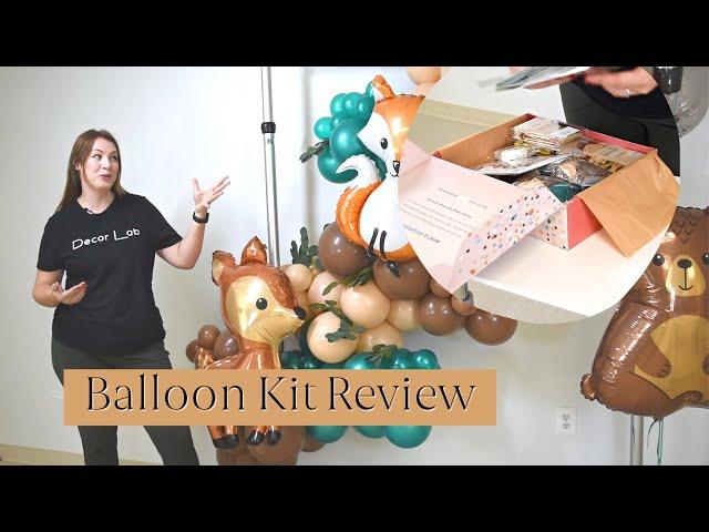 Balloon Kit Review | Ellie's Party Supply Woodland Critter Balloon Kit