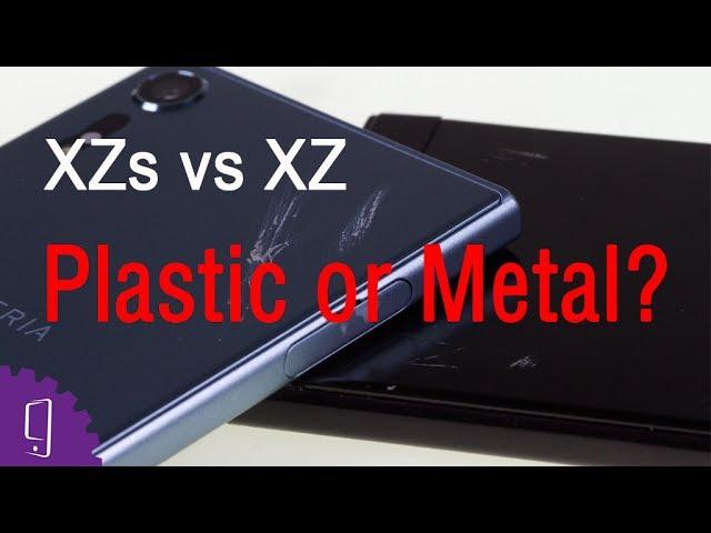 Sony Xperia XZs vs XZ: Plastic or Metal? | XZs Durability Test