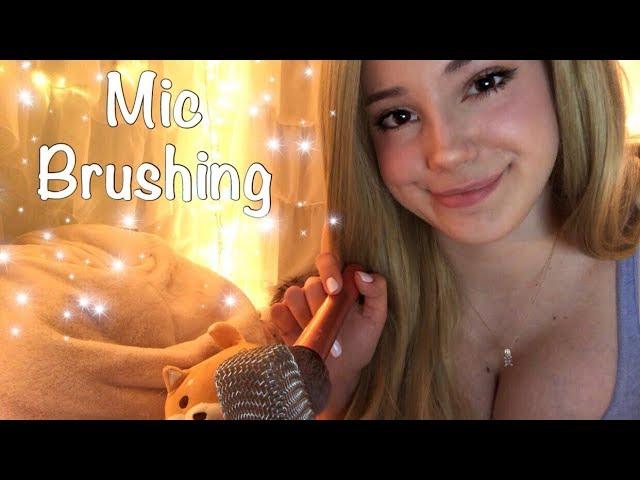 ASMR  Mic Brushing and Intense Whispering (relaxing whispering)