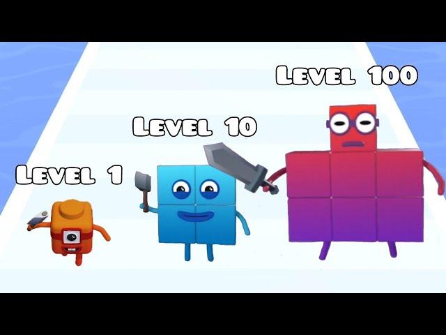 MAX LEVEL in Merge Number Cube: Fam Run! - Walkthrough Game Android, iOS