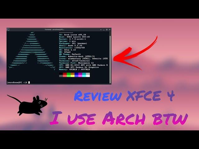 REVIEW | XFCE4 | ARCH LINUX