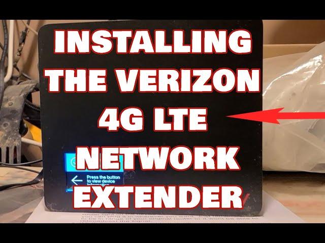 Installing My Verizon Wireless 4G LTE Nework Extender