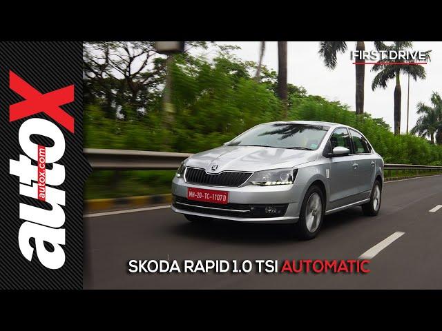 Skoda Rapid 1.0 TSI Automatic Review: First Drive  | autoX