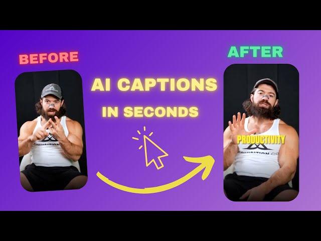 Generate AUTOMATIC Captions With AI