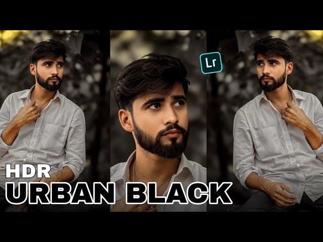 URBAN BLACK COLOUR TONE PHOTO EDITING | LIGHTROOM PHOTO EDITING 2024