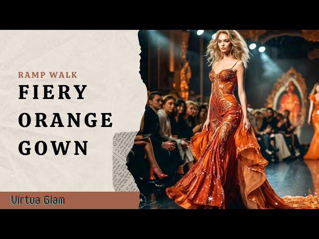 "Russian Model Sizzles on the Catwalk! | Stunning Fashion Show Moment"