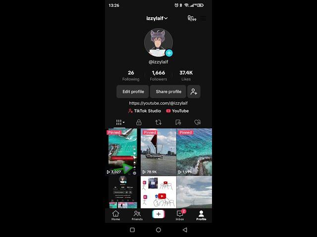 ⏰ Tiktok dark mode Android