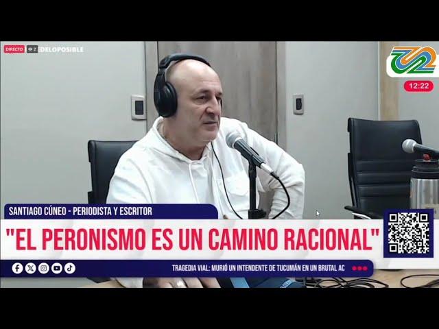 Santiago Cúneo entrevistado en Medios Rioja