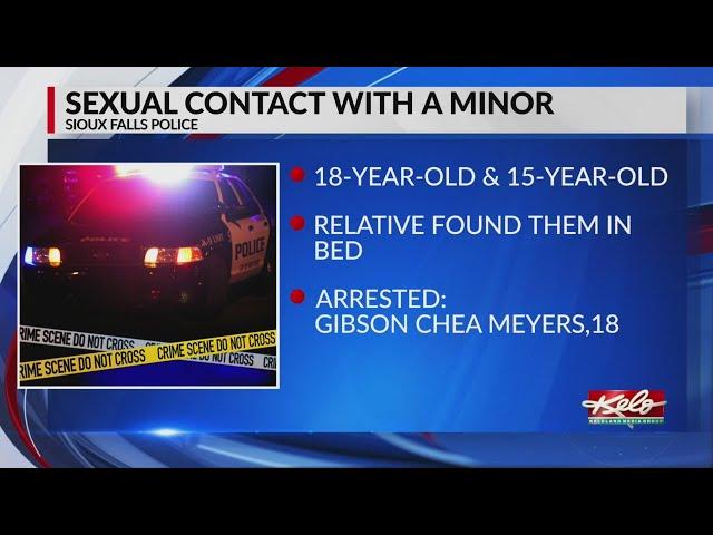 18-year-old facing charges of sexual contact with a child under 16