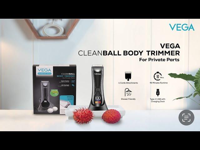 Introducing Vega CleanBall Body Trimmer for Men | Convenient and Safe Grooming | #UpYourBallGame