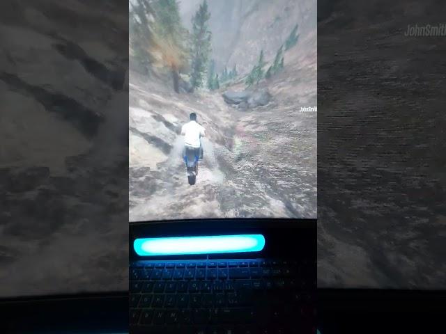 Flying in full speed  #gtav #shorts #trending #memes #motorcycle #mountains