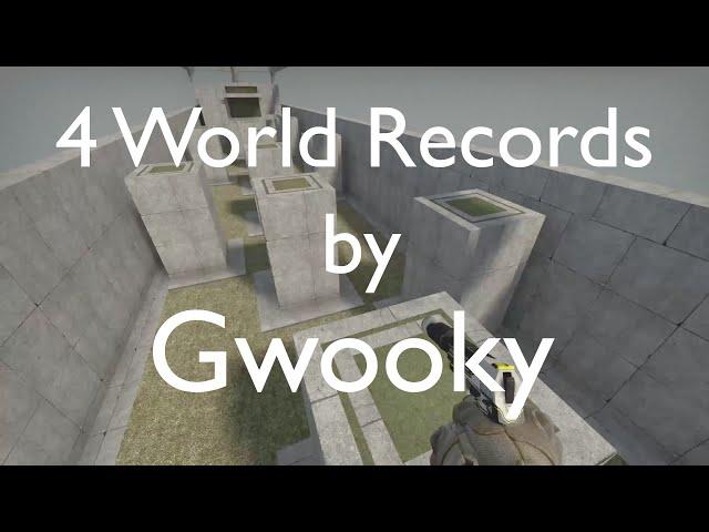 [CS:GO KZ] 4 World Records by Gwooky