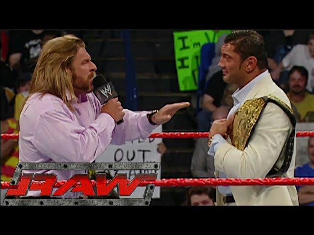 Triple H & Batista Segment RAW May 09,2005