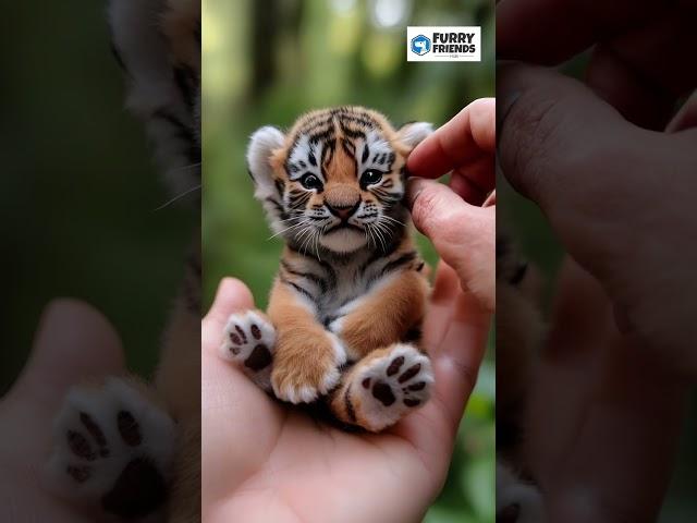 Adorable Baby Tiger Moments!#tiger #animals#wildlife #cute #zoo #rare