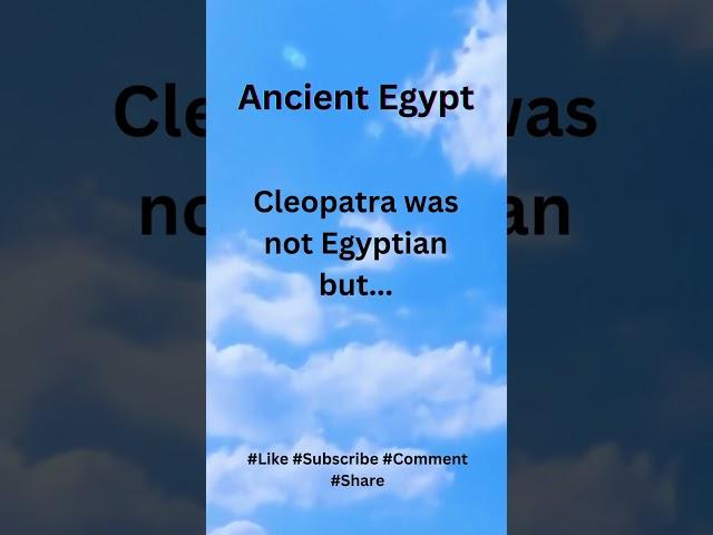  Cleopatra: The Greek Queen of Egypt | #AncientEgypt #Cleopatra #GreekDynasty